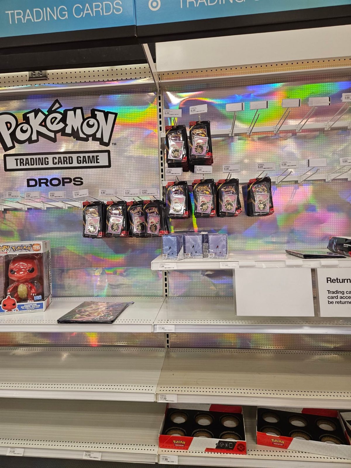 Shelf photo: pig packs at Target