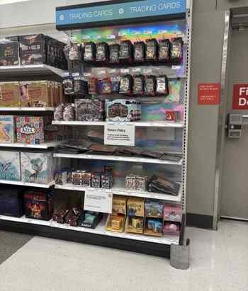 Shelf photo: Pokémon TCG booster/blister packs Mixed restock (multiple items) at Target