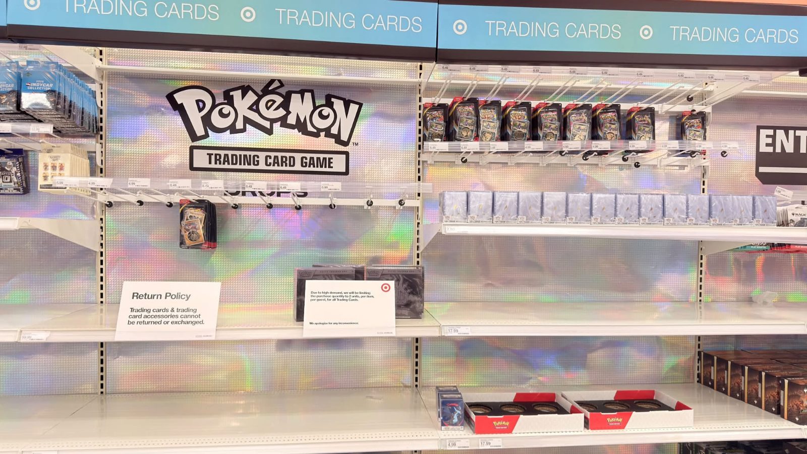 Shelf photo: Pitch Black Elite Trainer Box at Target
