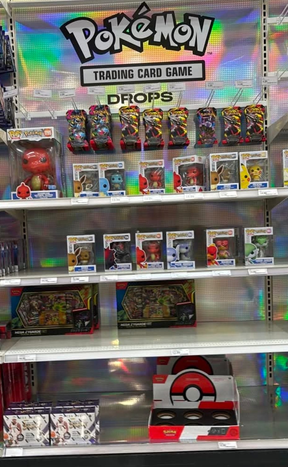 Shelf photo: at Target