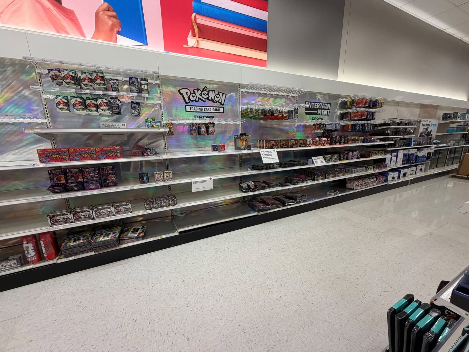 Shelf photo: Booster Pack at Target