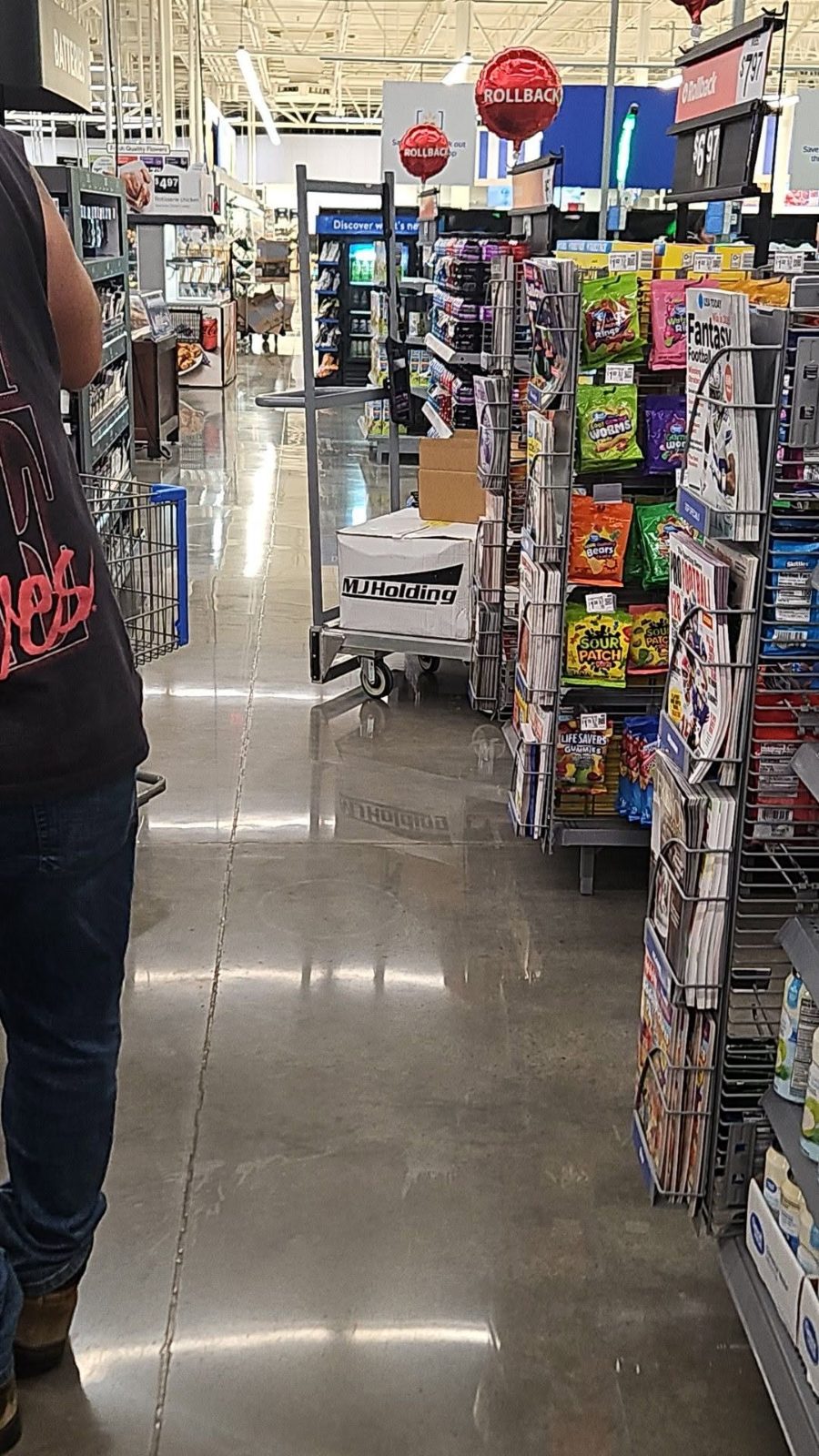 Shelf photo: at Walmart Supercenter