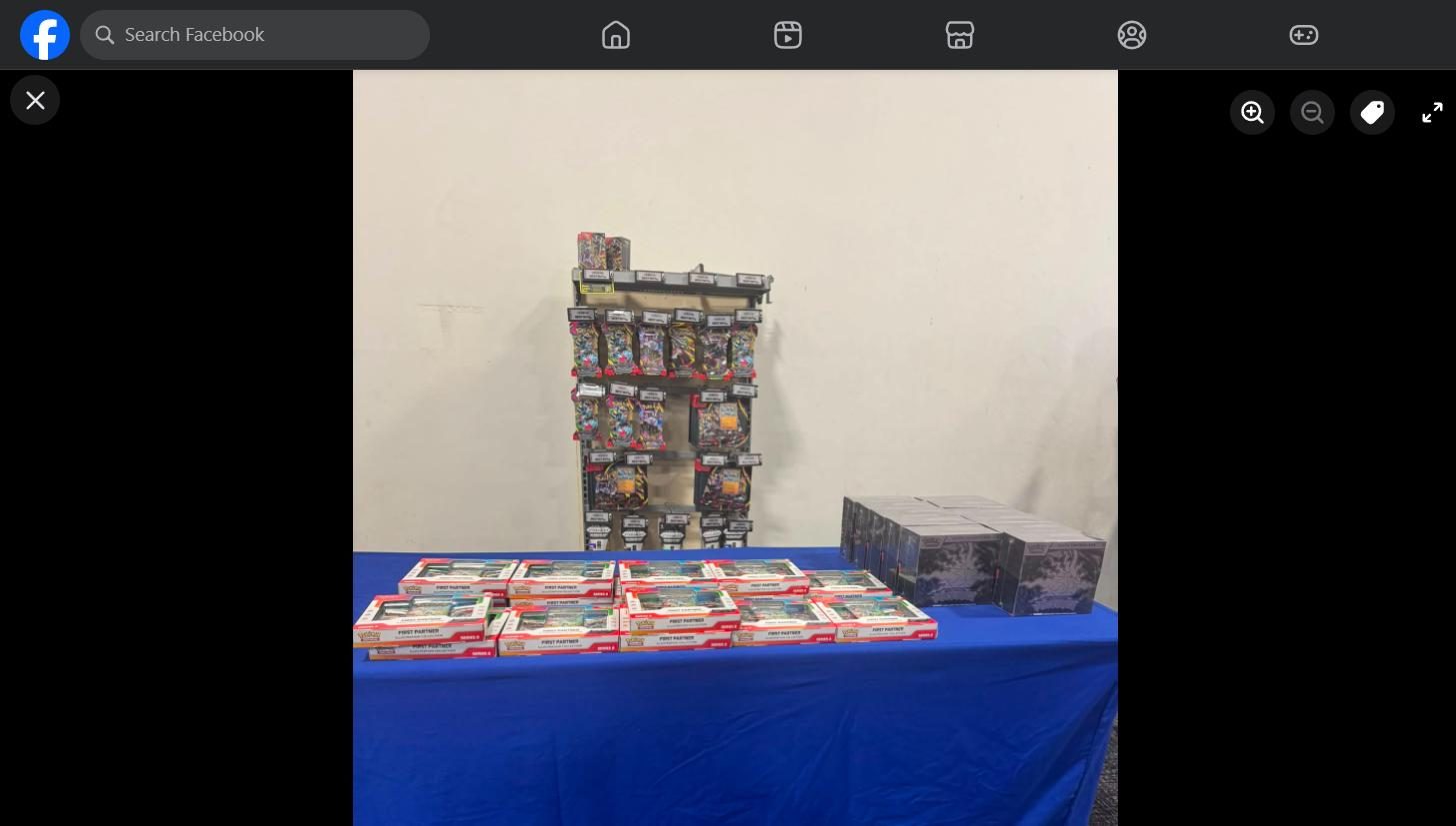Shelf photo: First Partner collection boxes + Elite Trainer boxes at Best Buy