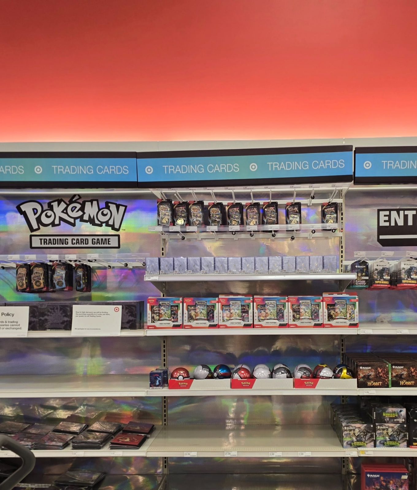 Shelf photo: at Target