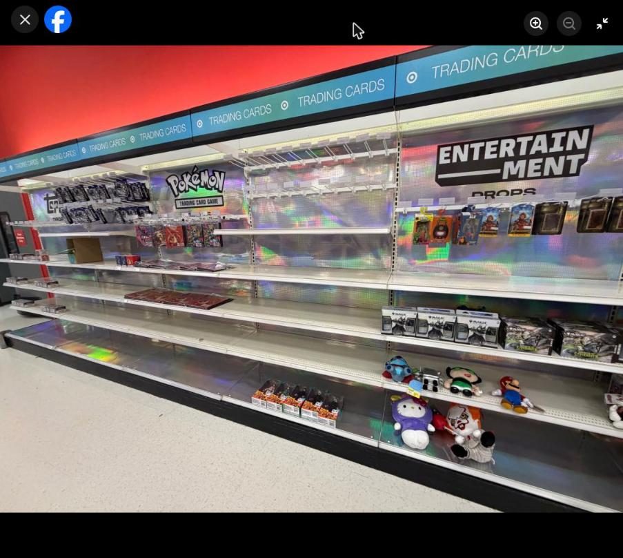 Shelf photo: at Target