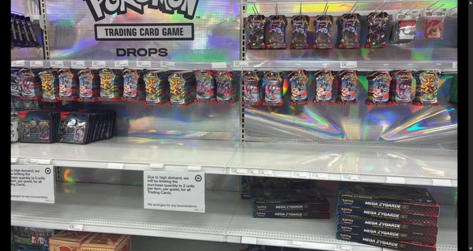 Shelf photo: Mega Zygarde ex Premium Collection at Target - Midway (University Ave)