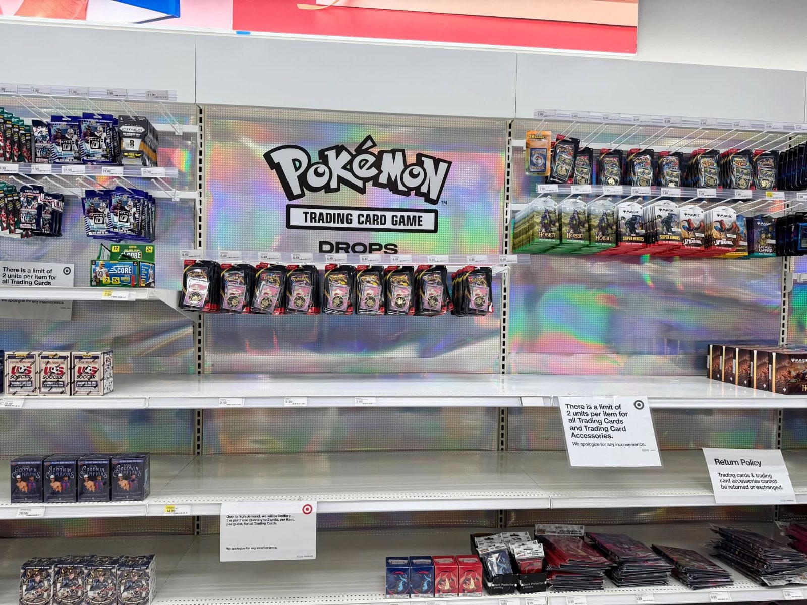 Shelf photo: Pitch Black, Chaos Rising Mixed restock (multiple items) at Target